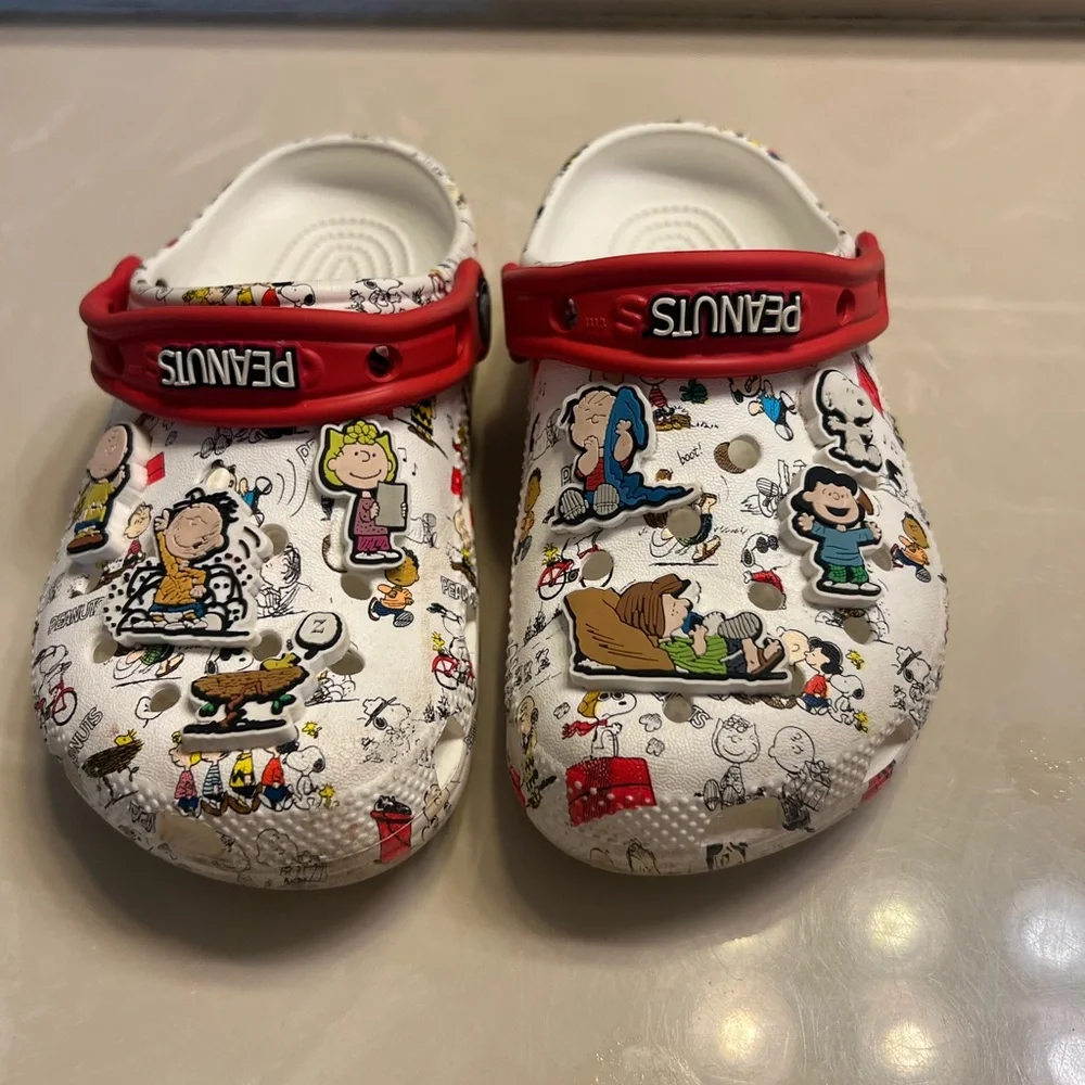 Peanuts kids Croc Clogs size J1 - Picture 3 of 13